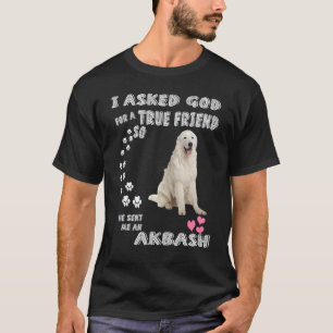 Akbash Dog Mum Dad, Coban Kopegi Puppy , Cute Akba T-Shirt