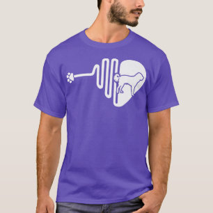 Akbash Dog Paw Heartbeat Pet Owner Veterinarian T-Shirt