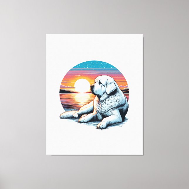 Akbash Watercolor Print (Front)