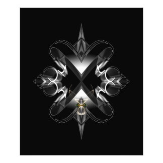 Akcenought Emblem On Black by Xzendor7 Photo Print