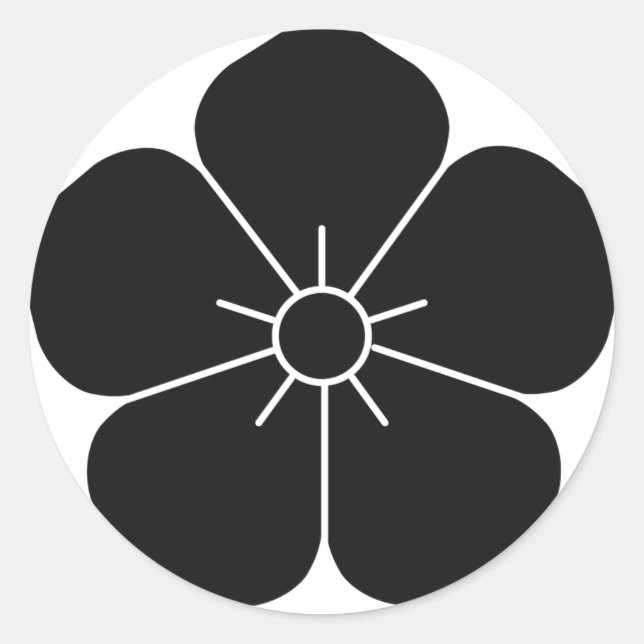 AKECHI CLASSIC ROUND STICKER (Front)