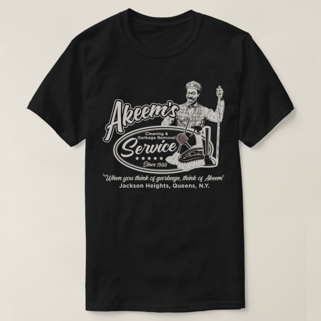 Akeems Cleaning Service T-Shirt (Design Front)