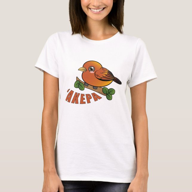 Akepa Hawaii Forest Bird T-Shirt (Front)
