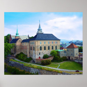 Akershus Fortress in Oslo, Norway Poster