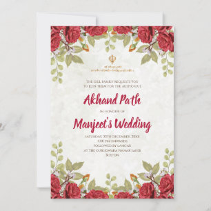 Akhand Path invites & Sri Sukhmani path invitation