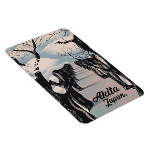 Akida Japanese Blossom trees. Magnet