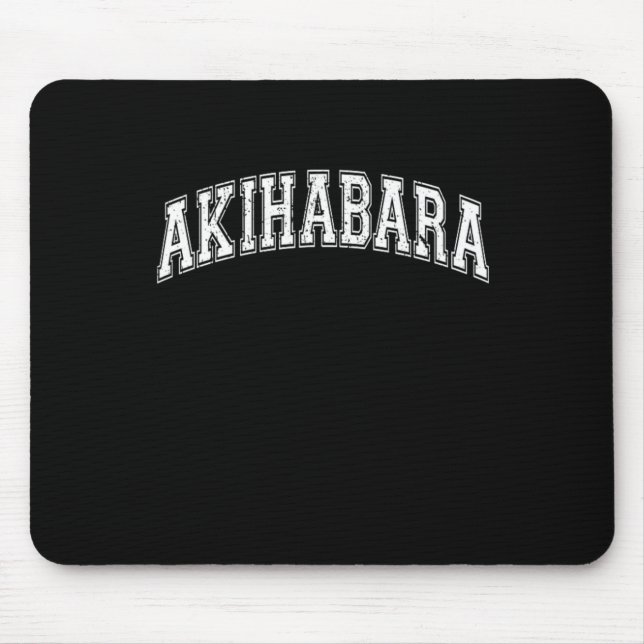 Akihabara City The Electric Town of Tokyo Japan Mouse Mat (Front)