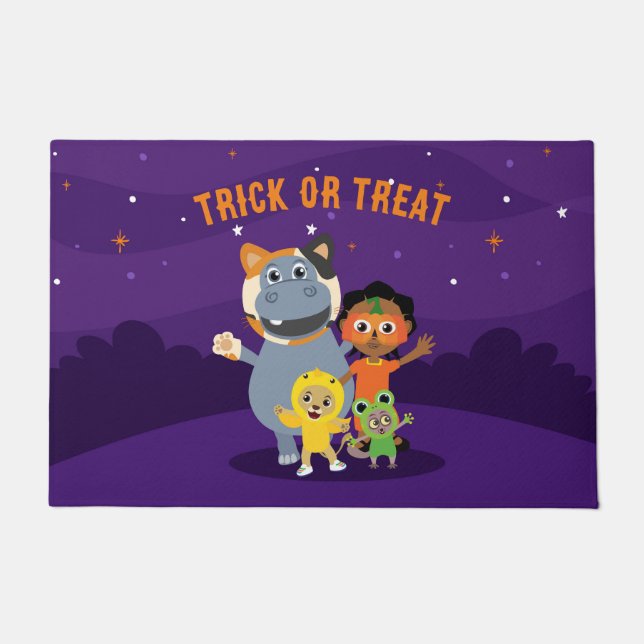 Akili and Me Halloween Doormat (Front)