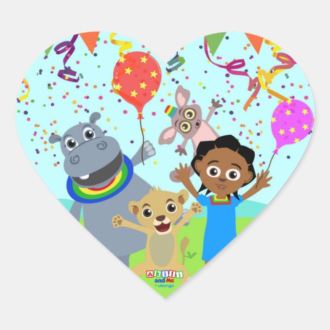 Akili & Friends Sticker 3 (Front)