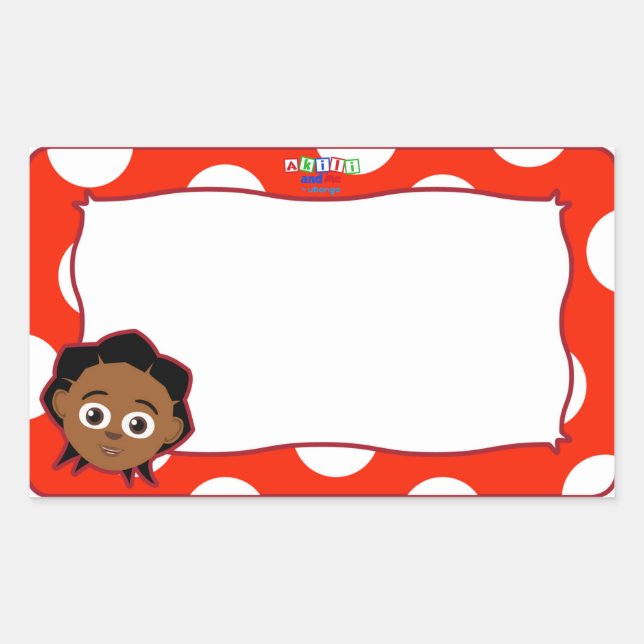 Akili Name Tag Sticker (Front)