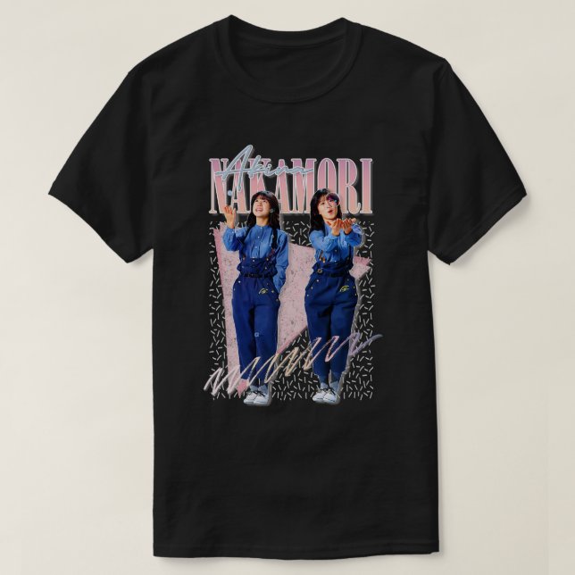 Akina Nakamori Retro Style T-Shirt (Design Front)