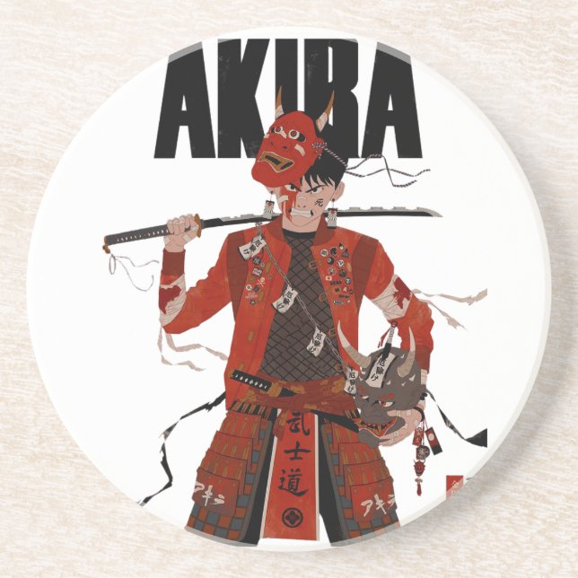 Akira Manga Vintage, Japanese Anime Movie 1988 Coaster (Front)