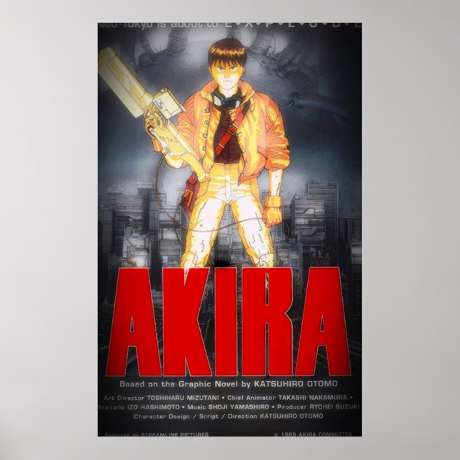 Akira Movie  Dark Poster (Front)