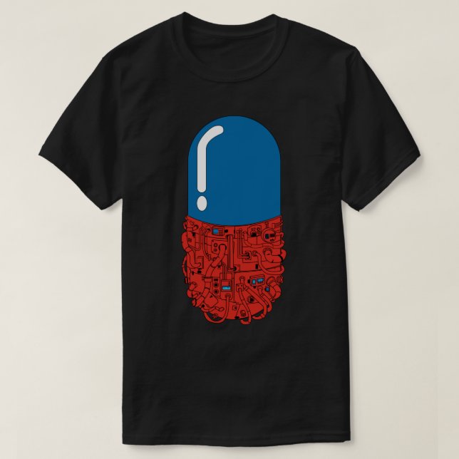 AKIRA PILLS Sticker T-Shirt (Design Front)