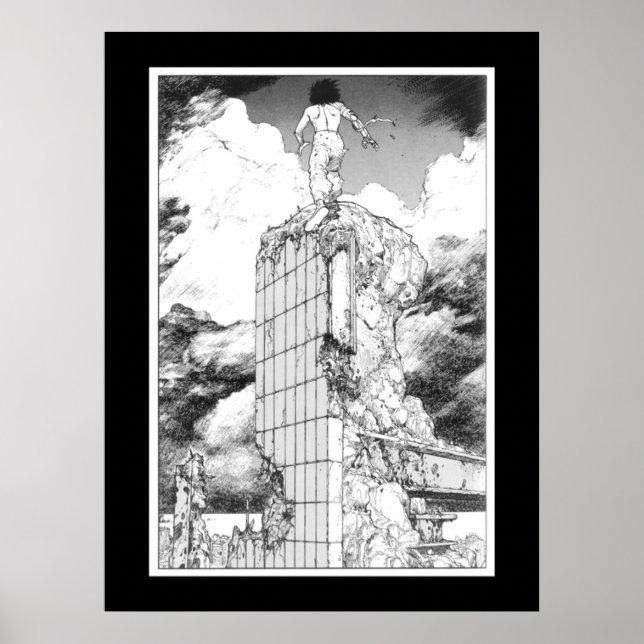 Akira Shima Tetsuo Manga Poster (Front)