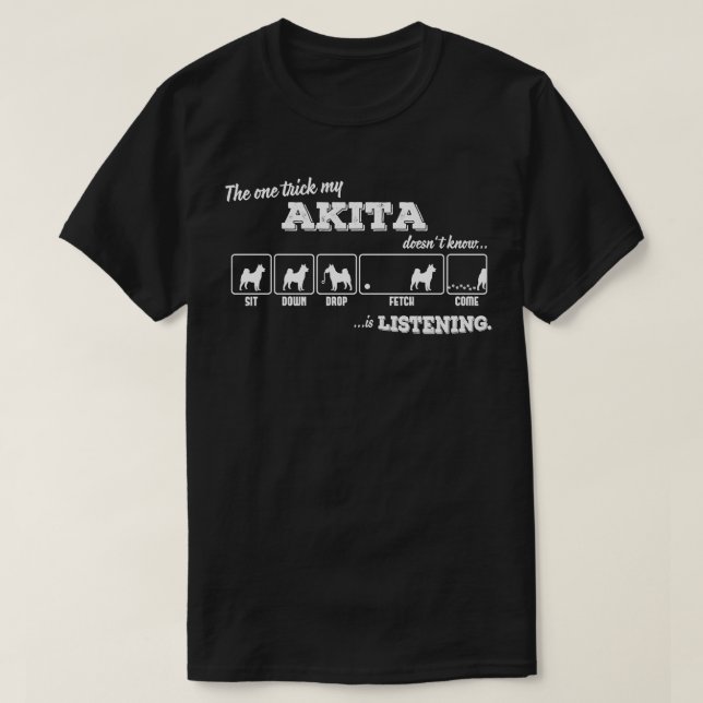 Akita 3 T-Shirt (Design Front)