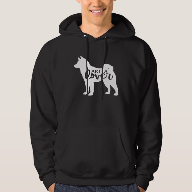 Akita   A Minimalist for Dog Hoodie (Front)