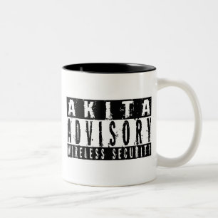 Akita Advisory Wireless Security Two-Tone Coffee Mug