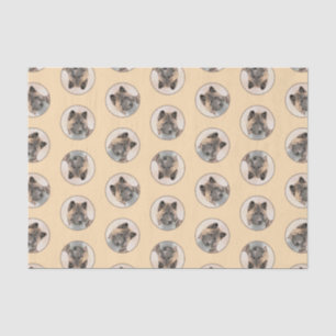 Akita American Japanese Inu Sable Painting Dog Art Tissue Paper