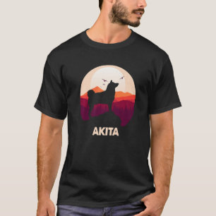 Akita and Moon Halloween  1 T-Shirt