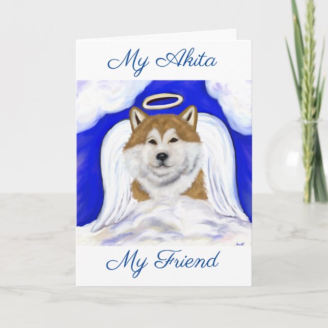 Akita Angel Card (Front)