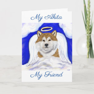 Akita Angel Card