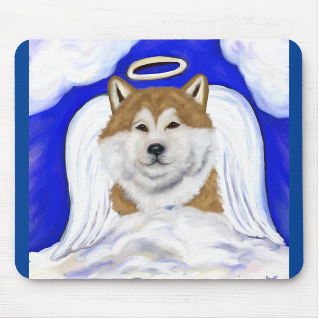 Akita Angel Mouse Mat (Front)