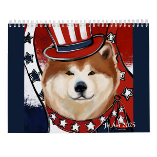 AKITA ART CALENDAR 