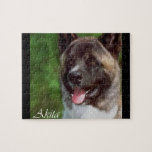 Akita Art Jigsaw Puzzle<br><div class="desc">Lovely Akita dog art on lots of merchandise choices. Apparel,  mugs,  magnets,  totes,  caps,  and more. Wonderful gifts for any special occasion.</div>