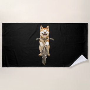 Akita beach towel