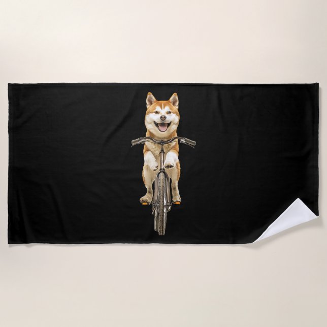 Akita  beach towel (Front)