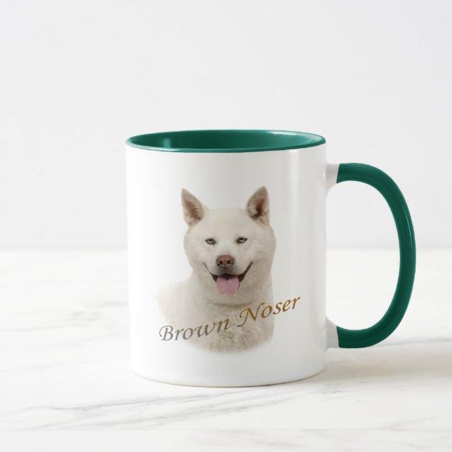 Akita Brown Noser Mug (Right)