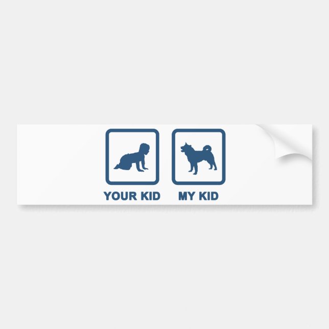 Akita Bumper Sticker (Front)
