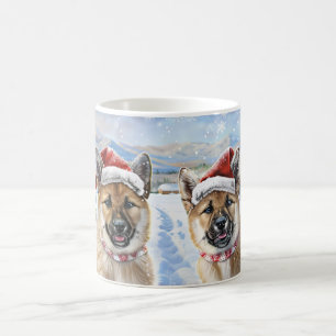 Akita Christmas Coffee Mug