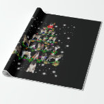 Akita Christmas Tree Covered By Flashli Wrapping Paper<br><div class="desc">Akita Christmas Tree Covered By Flashli</div>