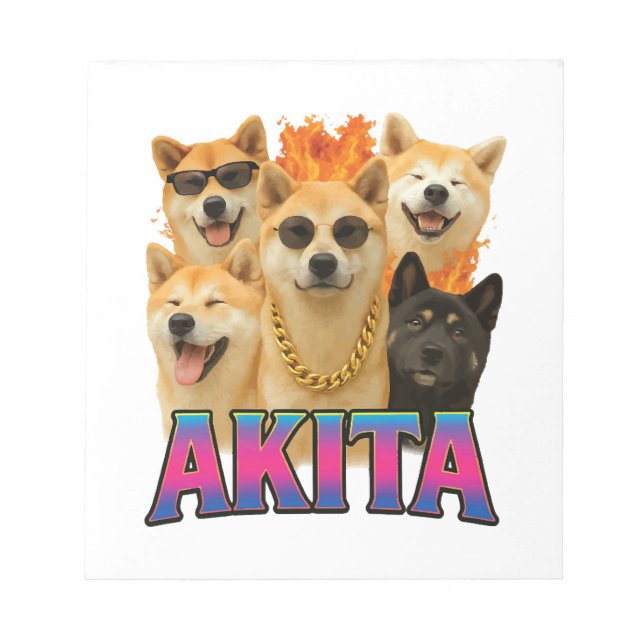 Akita Copy Notepad (Front)