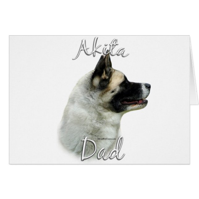 Akita Dad 2 (Front Horizontal)