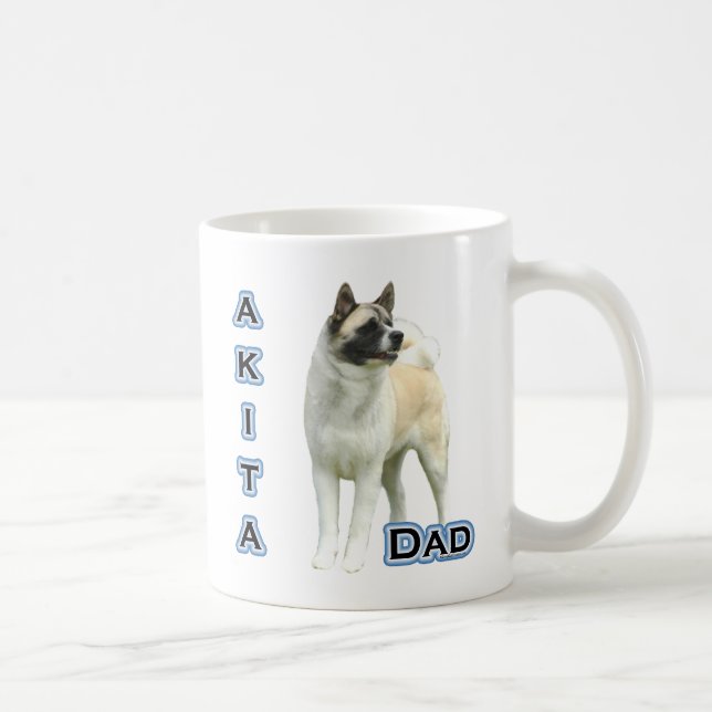 Akita Dad 4 Coffee Mug (Right)