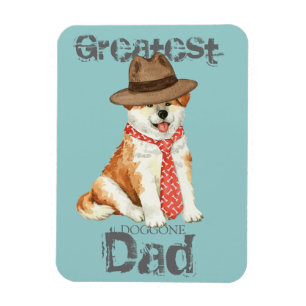 Akita Dad Magnet