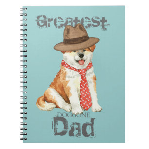 Akita Dad Notebook