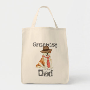 Akita Dad Tote Bag