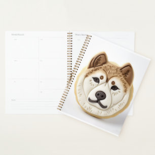 Akita Dog 3D Inspired Planner
