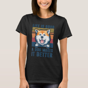 Akita Dog Akita Dog Dad Mum Men Women T-Shirt