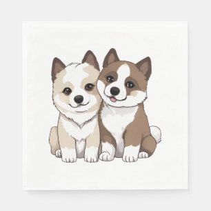 akita dog Classic T-Shirt Napkin