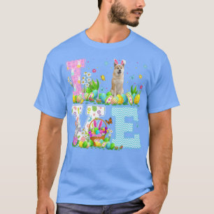 Akita Dog Easter Egg Hunt Funny Love Akita Easter T-Shirt