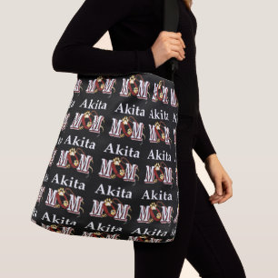 Akita Dog MOM Crossbody Bag