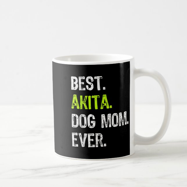 Akita Dog Mom Mothers Day Dog Lovers Men Women  Coffee Mug (Right)