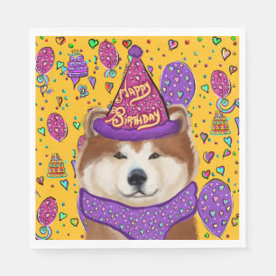 AKITA DOG NAPKIN