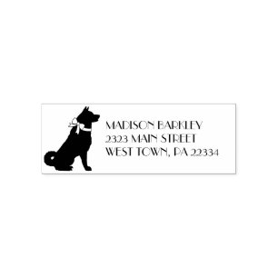 Akita Dog Puppy Self-inking Stamp