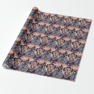 Akita Dog Valentine's Day Wrapping Paper